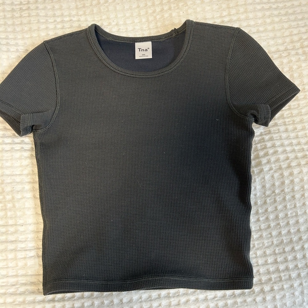 Aritzia TNA waffle t-shirt